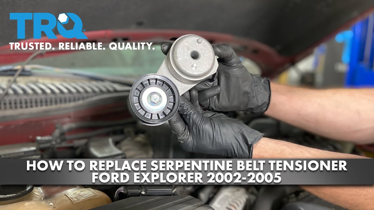 How to Replace Serpentine Belt Tensioner 2002-2005 Ford Explorer