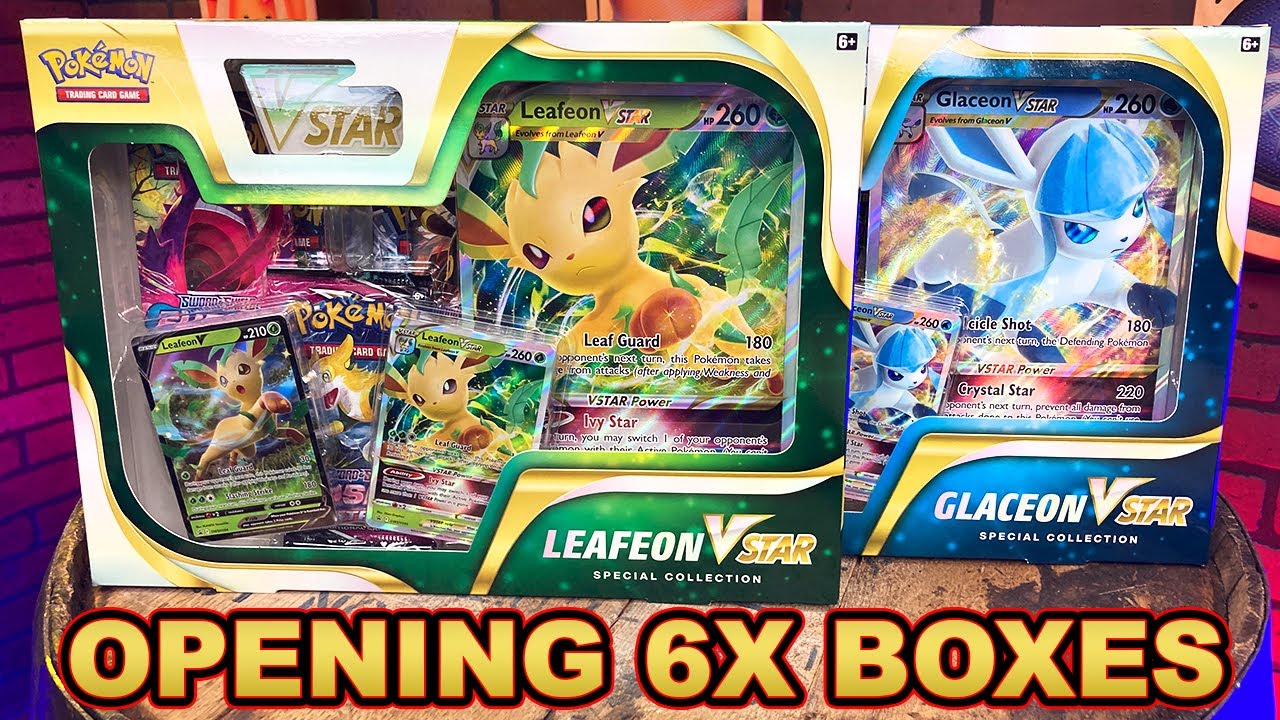 Glaceon VSTAR vs Leafeon VSTAR Premium Collection Opening