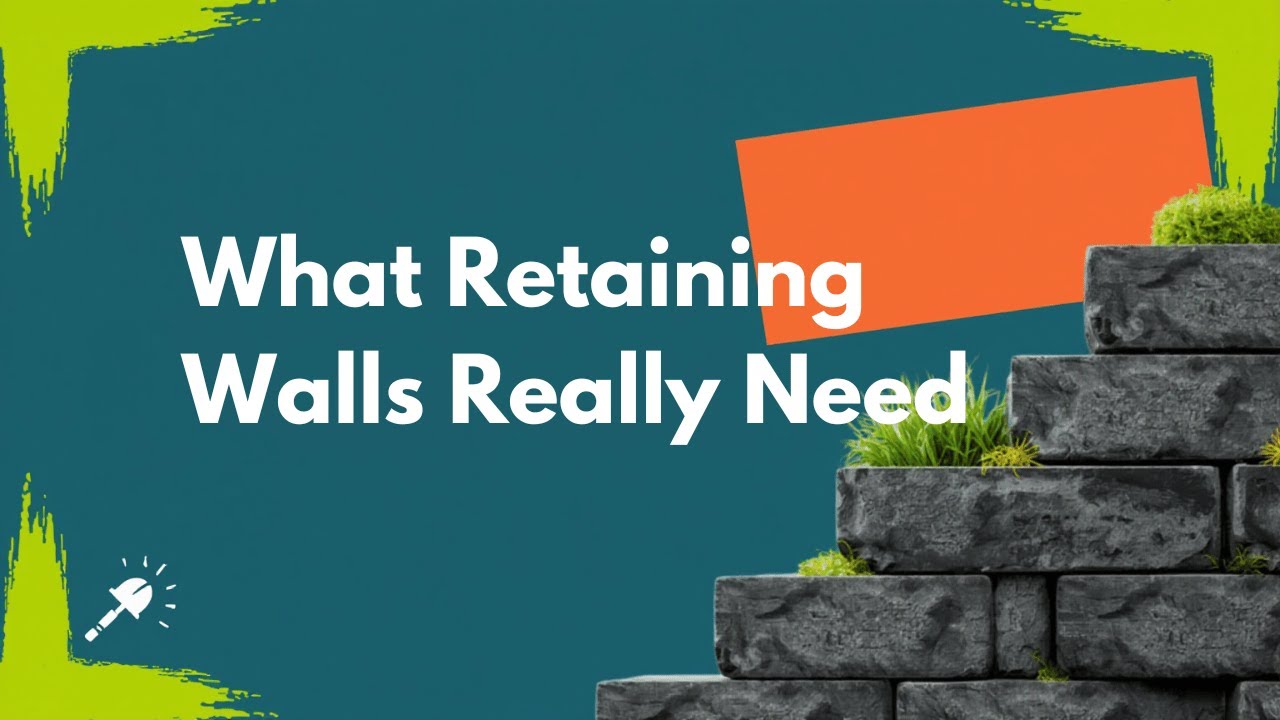Segmental Retaining Walls: What They Really Need