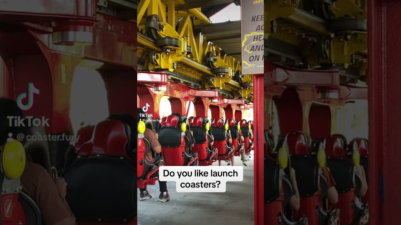 Do you like launch coasters? #rollercoaster #themeparkride #train #launchcoaster #amusementparkrides