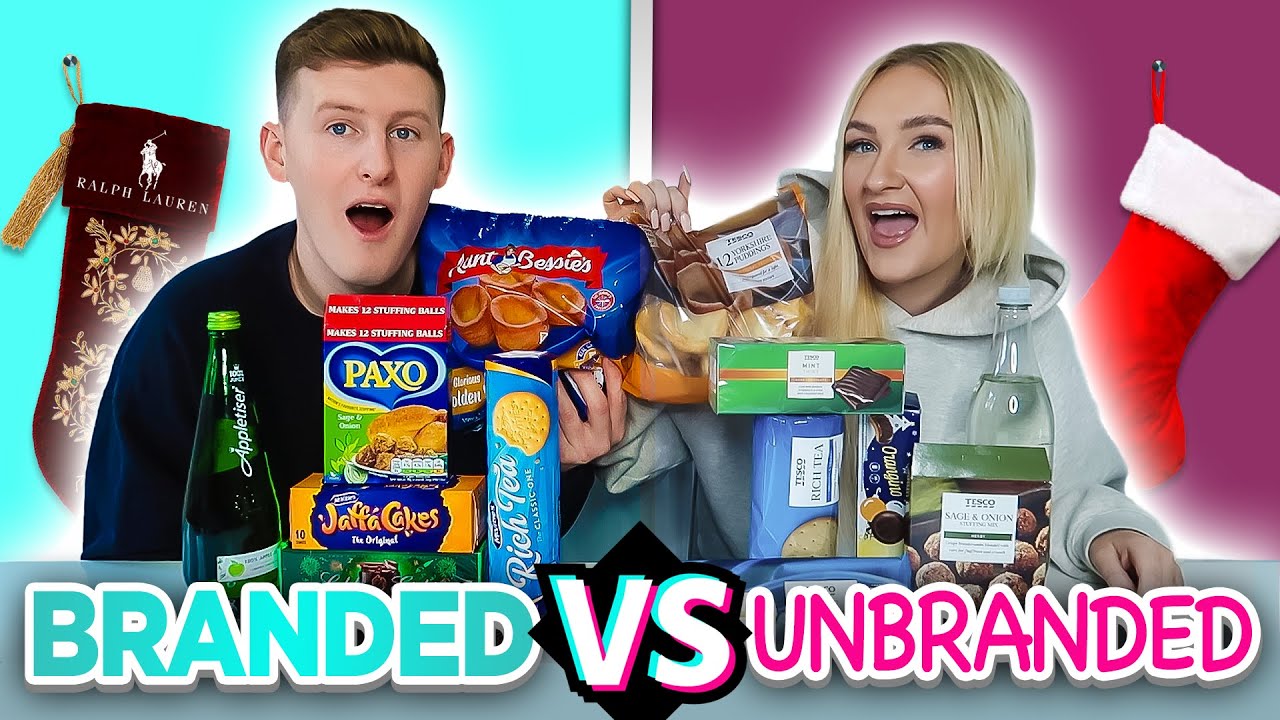 BRANDED vs UNBRANDED Challenge With Girlfriend