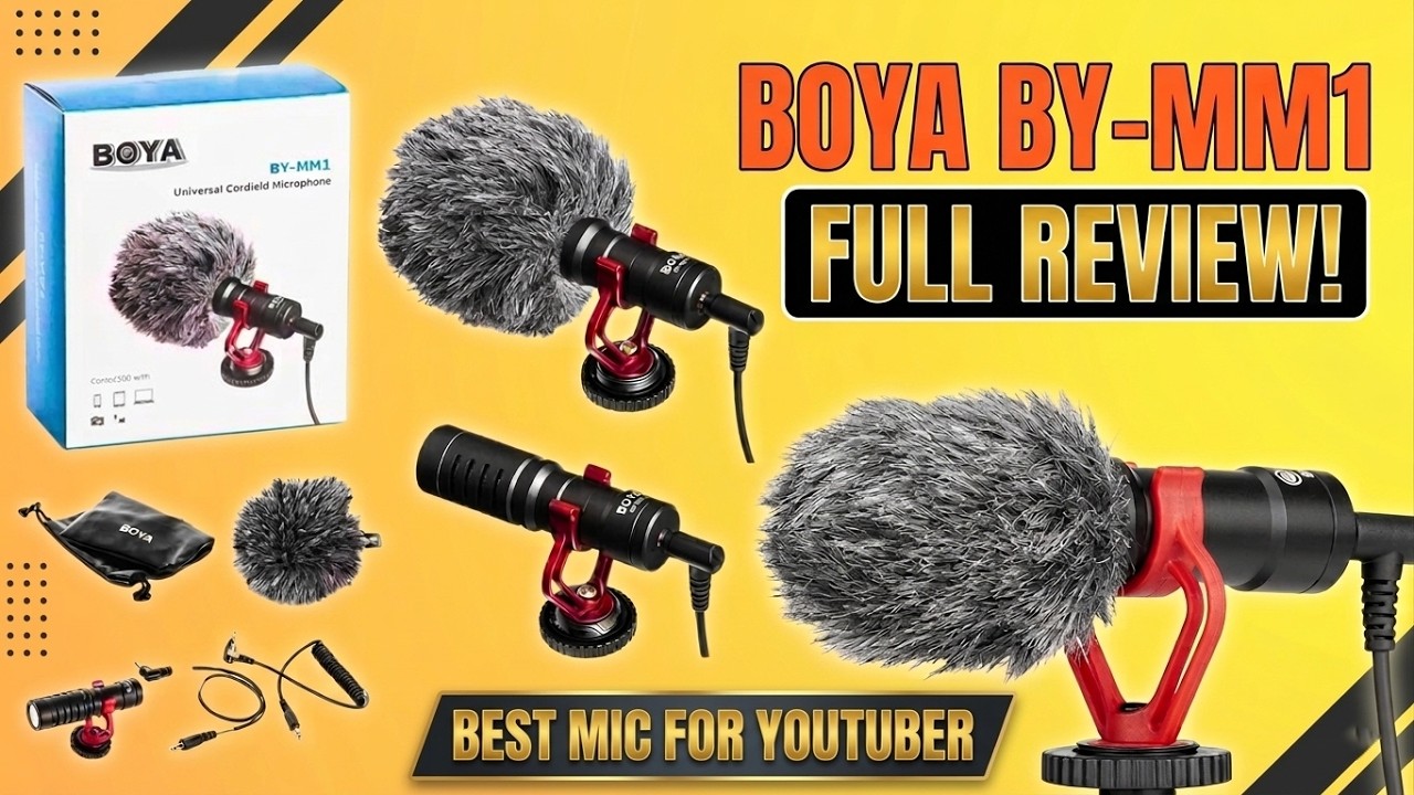 The Boya BY-MM1 Mic Review! 🎙 Boya By MM1 Mic 🎤🔥 #boya #boyamic