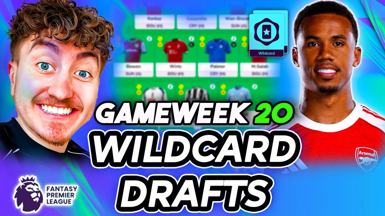 Драфт вайлдкардов в FPL GW20! | Лучшие шаблоны вайлдкардов в FPL GW20 | Советы по Fantasy Premier...