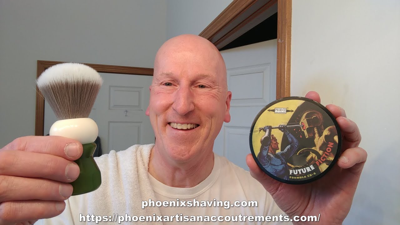 Peregrino Shave Brush Future Fiction Shave Soap CK 6