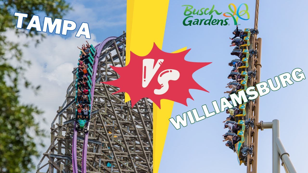 Roller Coaster Duel! Busch Gardens Tampa Vs. Busch Gardens Williamsburg