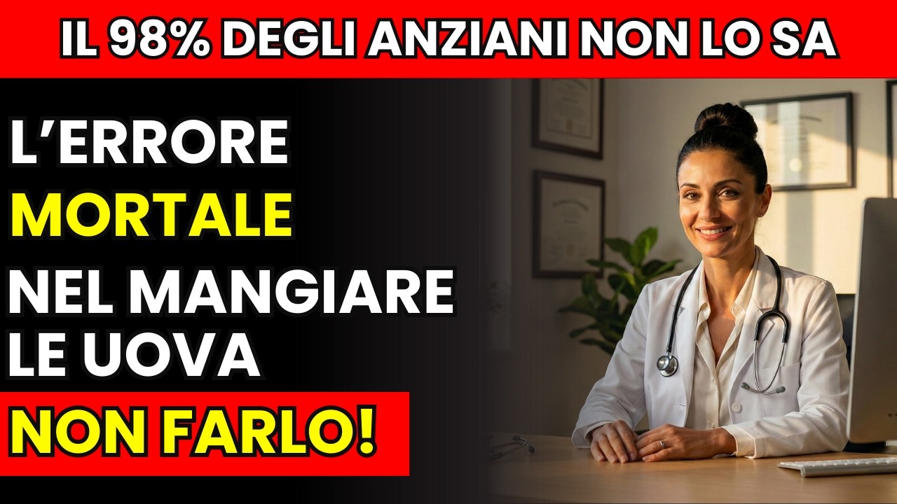 Sono un medico e ti supplico: smetti di mangiare le uova in questo modo se hai più di 60 anni.