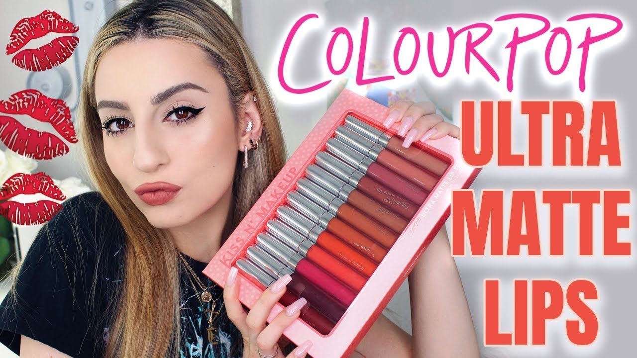 Colourpop New Ultra Matte Lip Shade Swatches!