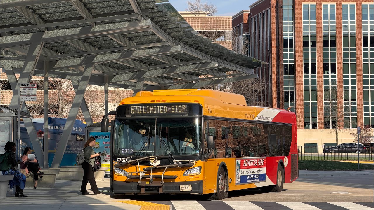 Fairfax Connector: 2012 New Flyer XD40 #7750 on Route 605