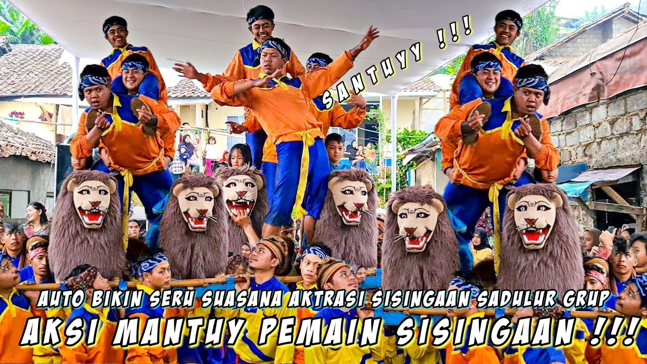 AKSI TERBARU MANTUY!! AKTRASI SISINGAAN SUBANG || Singa Depok || Sadulur Grup Live Buni Asih Lembang