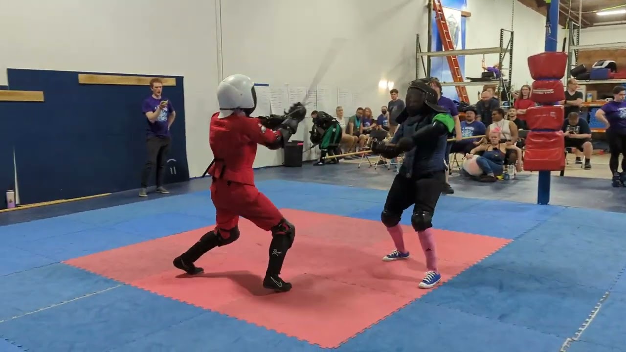 Swordsquatch 2024 WNBT Steel Longsword Quarterfinals Round 1 - Iris Garcia vs Steph Brown