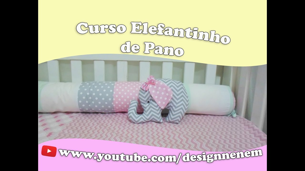 Como fazer elefantinho de pano