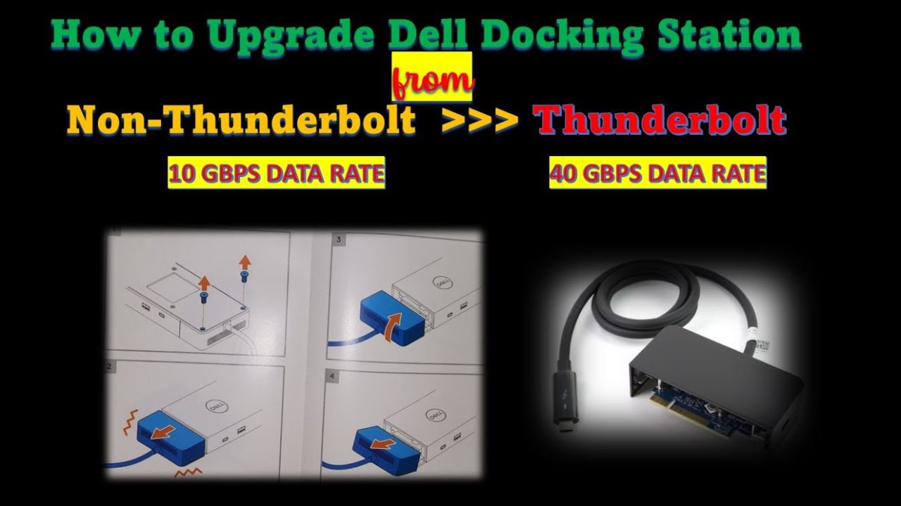 How to Upgrade Dell  Non-Thunderbolt Docking Station to a Thunderbolt Docking Station - Easy & Cheap