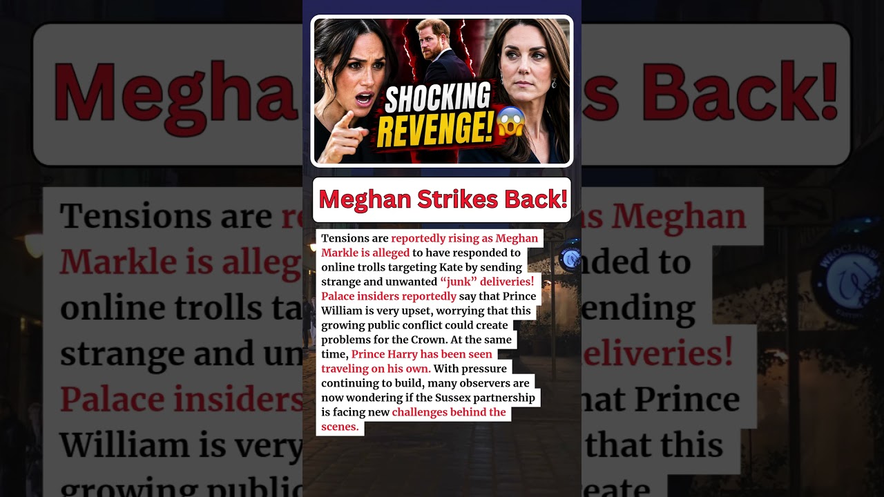 URGENT: Meghan Targets Kate Backlash While Prince Harry Goes SOLO &mdash; Royal Fans Stunned