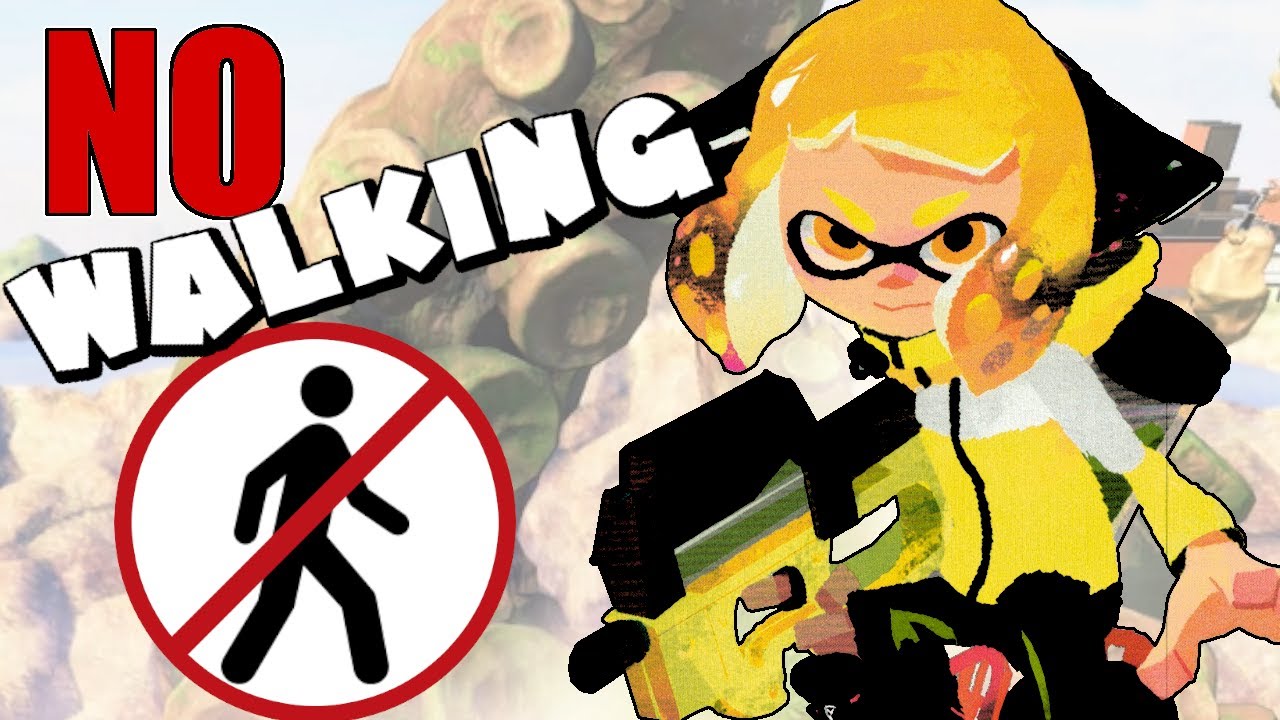 Can You Beat Splatoon 2 Without Walking? -Splatoon Challenge