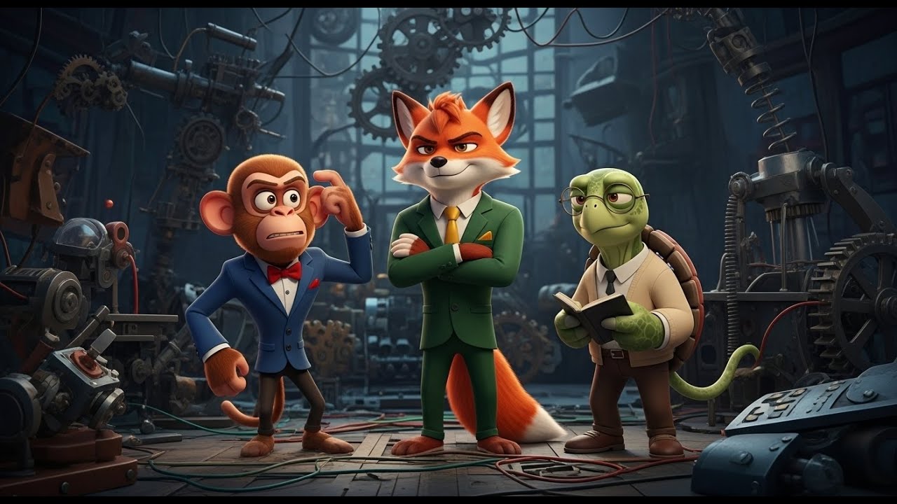 أذكى مشروع 2026  🤯🔥تفكير قرد + قرار ثعلب = كارثة ضحك 😂🐵🦊