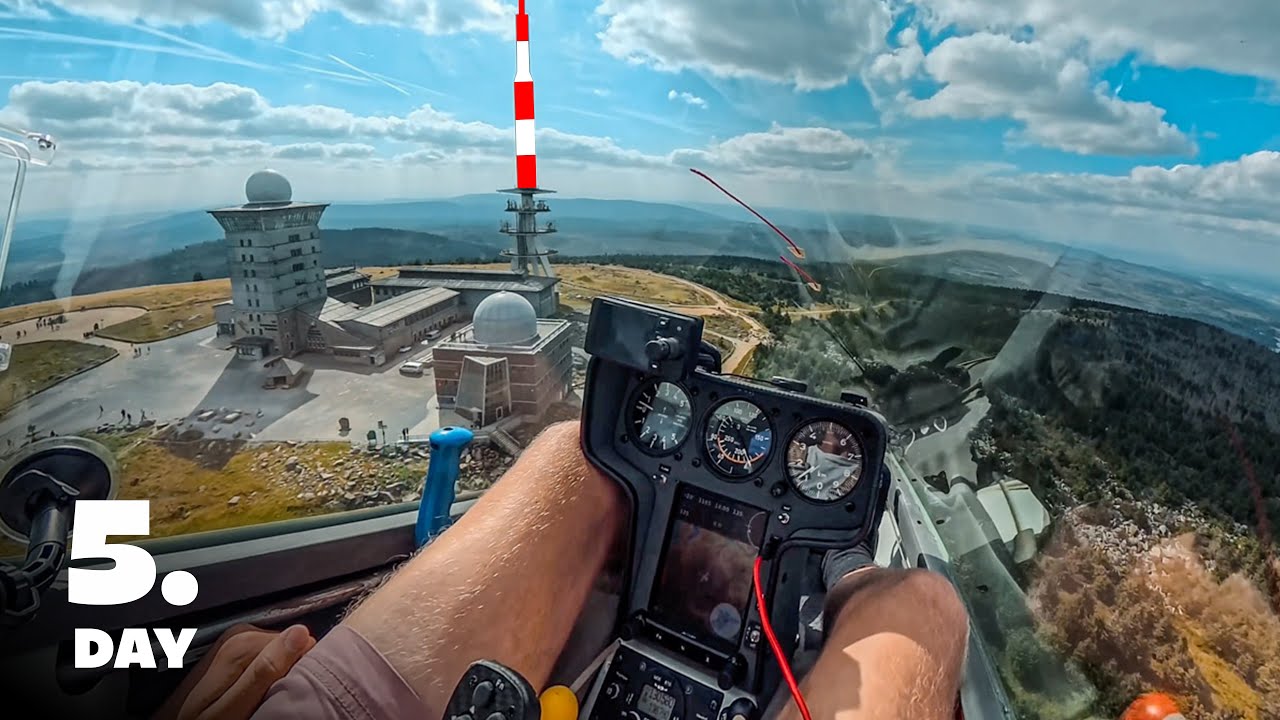 620 km TRAVEL by GLIDER | From Poland Across Germany Day 5/8