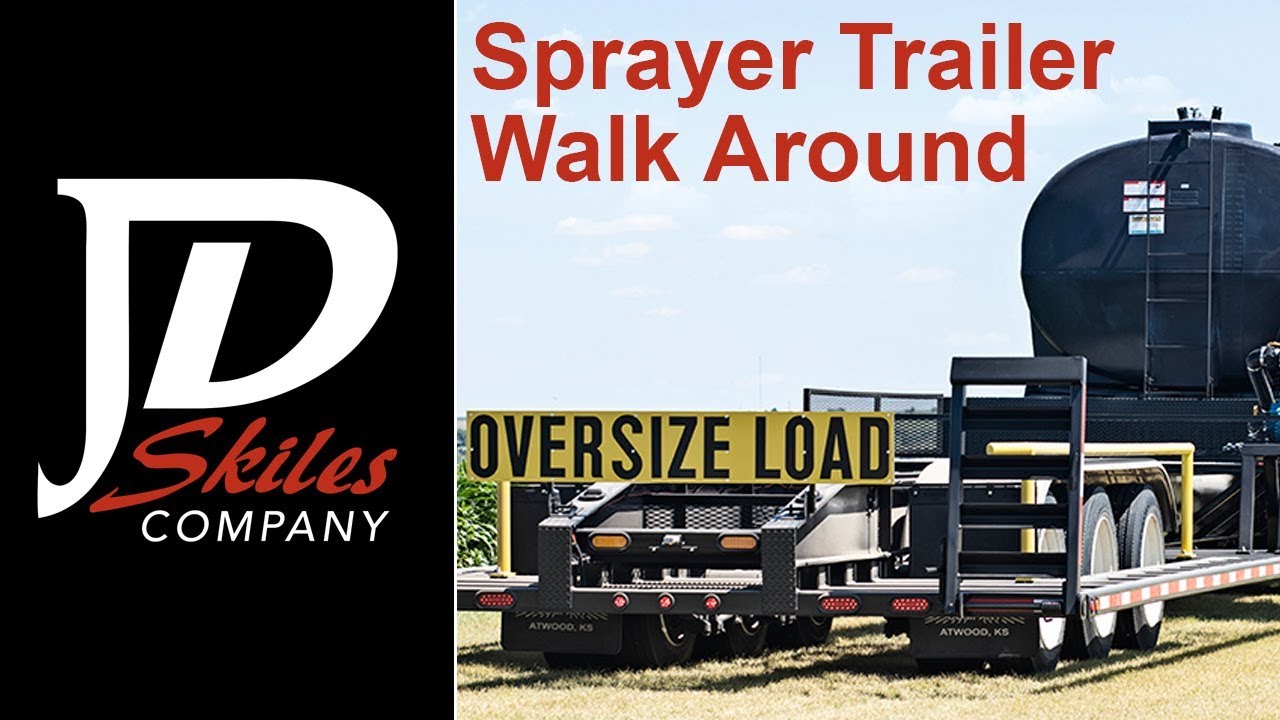 JD Skiles Sprayer Semi Trailer