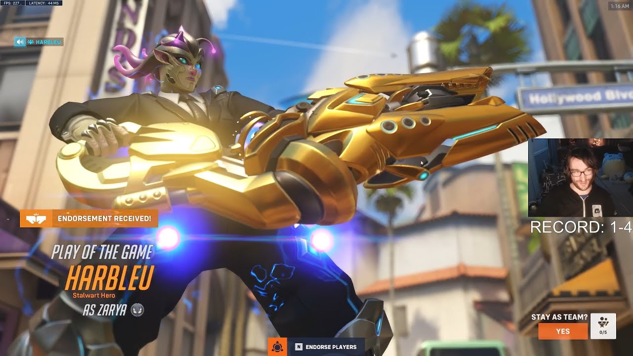 TOP 500 ZARYA MAIN - POTG! HARBLEU ZARYA OVERWATCH 2 SEASON 8
