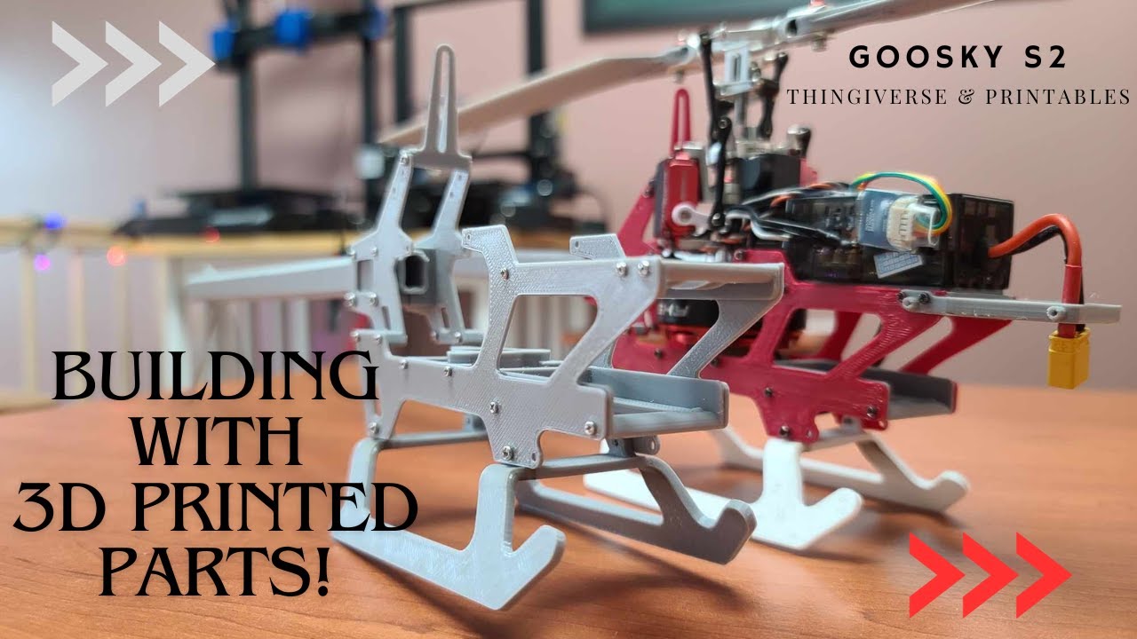 How To Build a 3D Printed Helicopter *IN DEPTH* Tips and Tricks On Printing Parts!