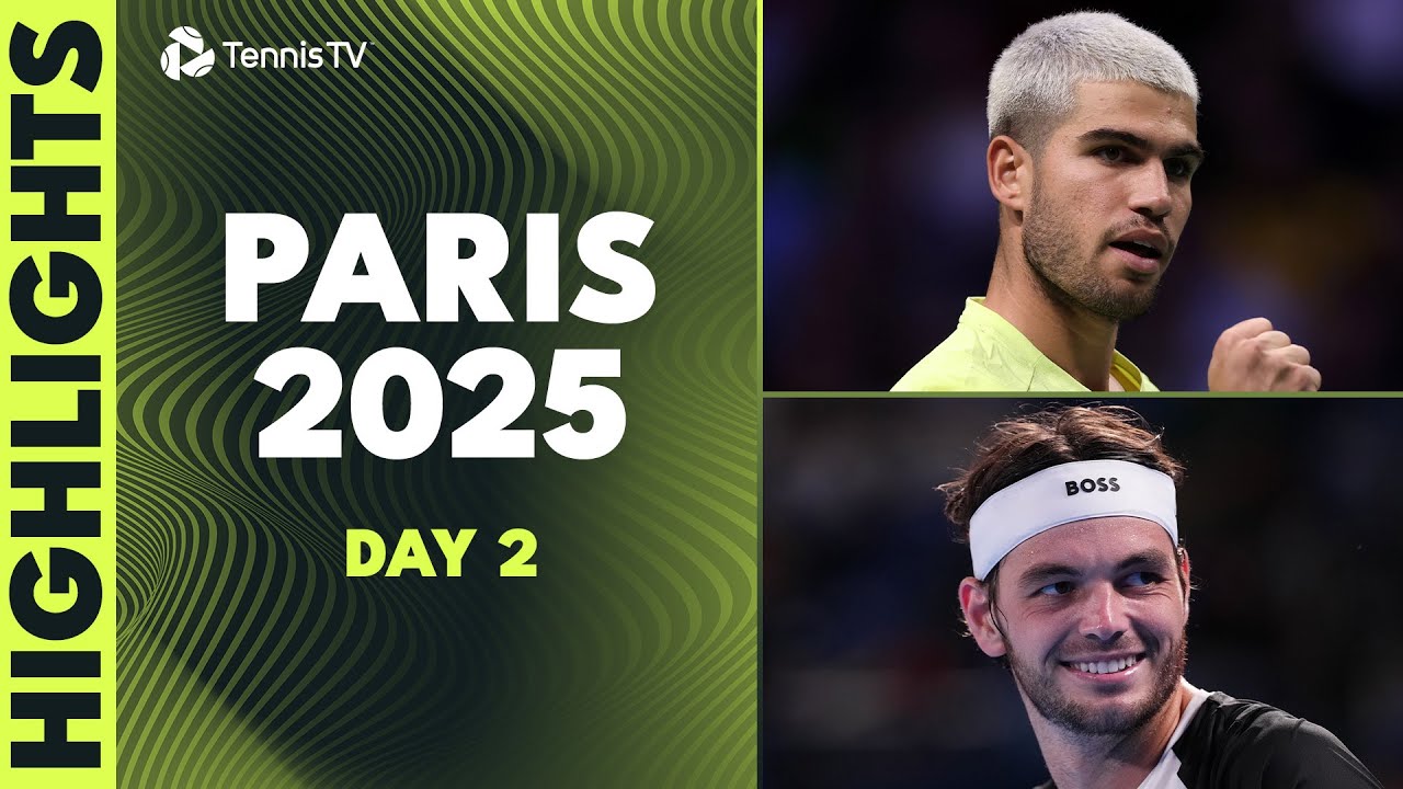 Alcaraz Faces Norrie; Fritz, Fonseca & Vacherot Feature | Paris 2025 Day 2 Highlights