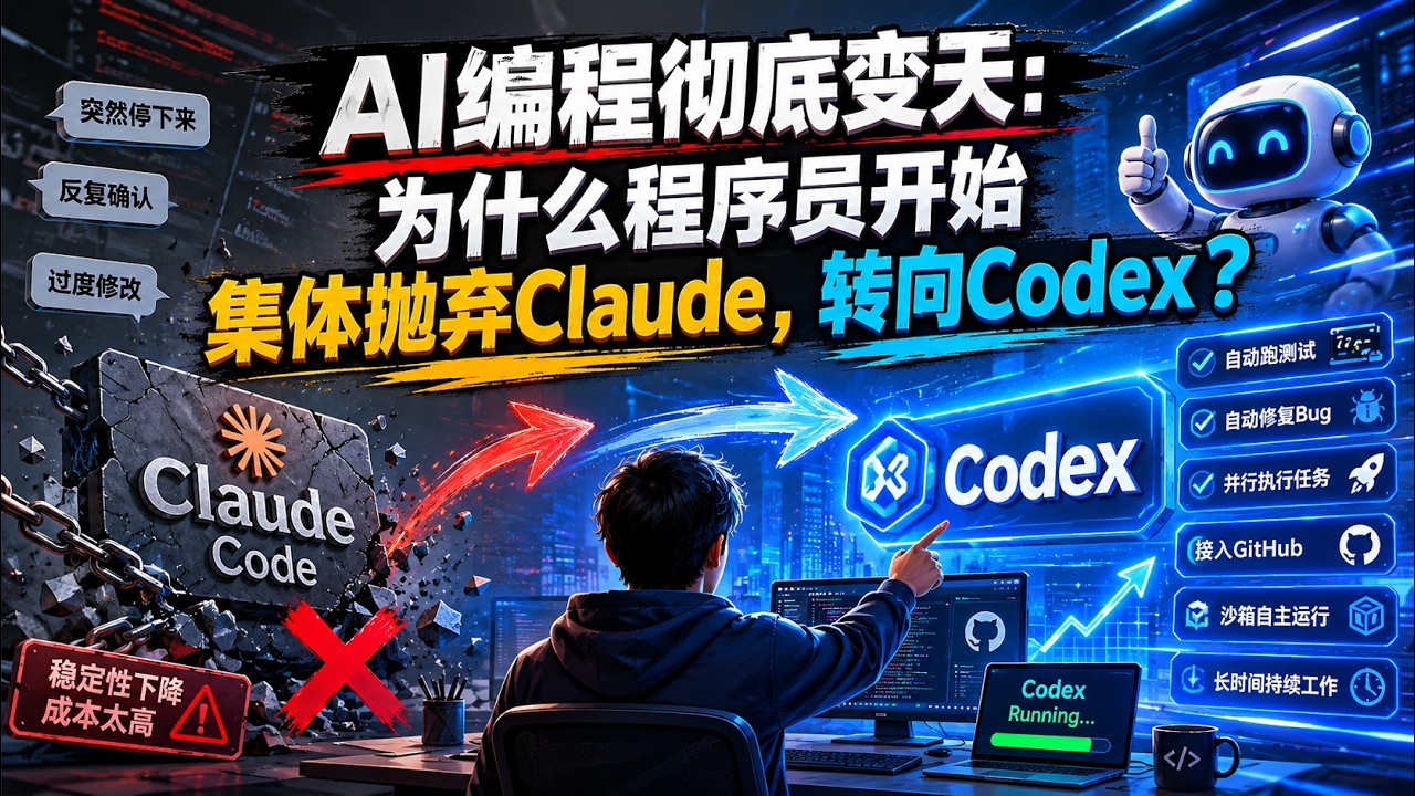 AI编程彻底变天：为什么程序员开始集体抛弃Claude，转向Codex？