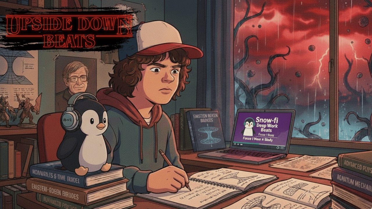 stranger things lofi to study / survive the upside down to 🌌 [1 Hour]