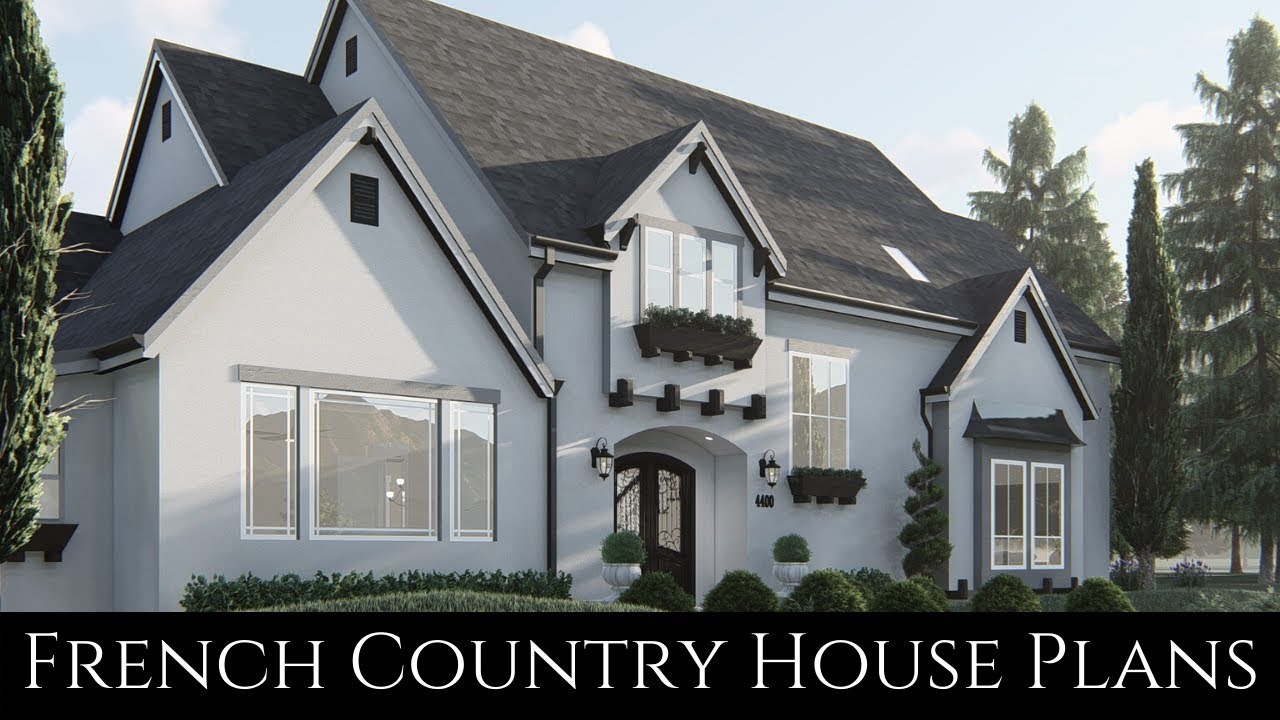 European French Country House Plans - The Grandeur House - 3D Lumion Rendering
