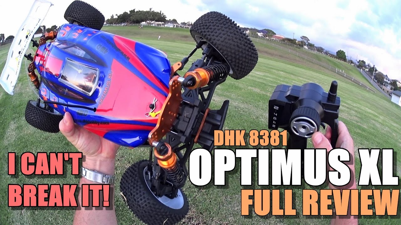 DHK 8381 OPTIMUS XL 1:8 Scale 4X4 Review - [Unboxing, Inspection, Run/Launch Test!, Pros & Cons]