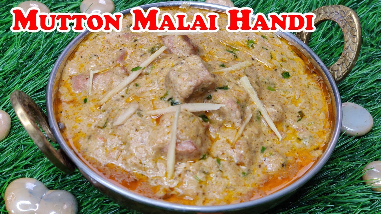 Mutton Malai Handi By Saba's Food Express || Mutton Malai Recipe || Creamy Mutton Recipe