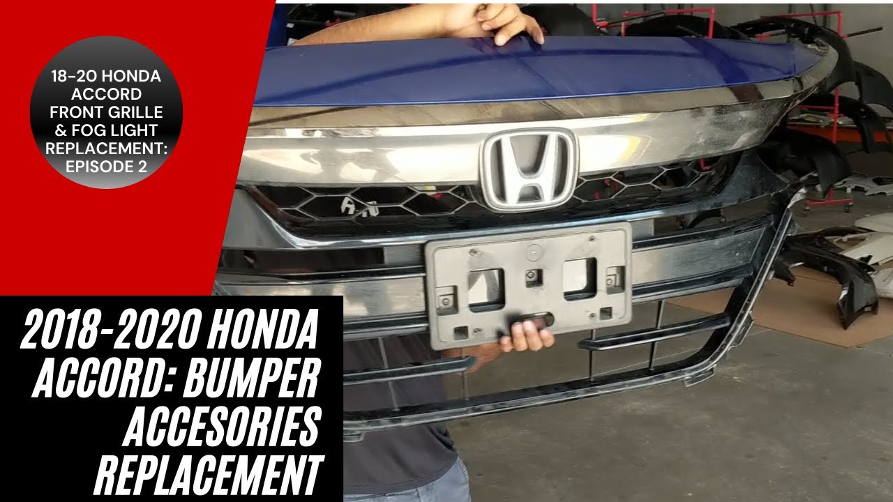 How to replace your 2018-2020 Honda Accord Front Grille (2 of 3)