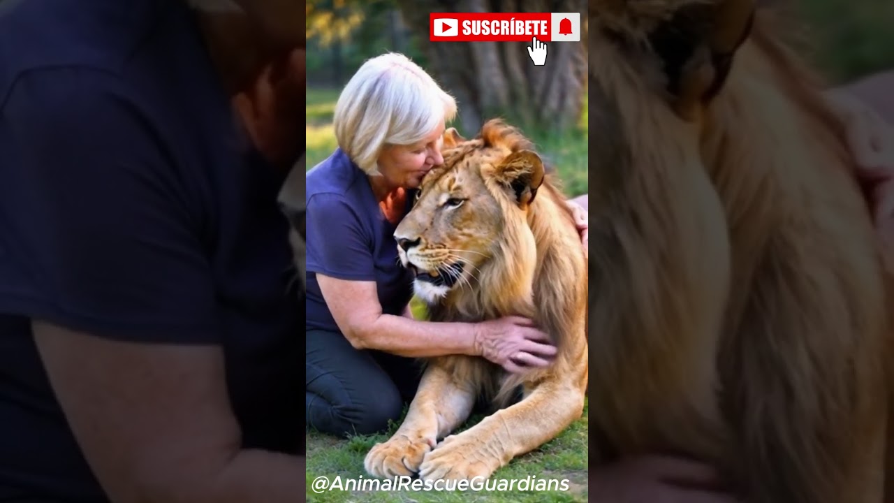 Grandma and Her Pet Lion: A Bond Like No Other