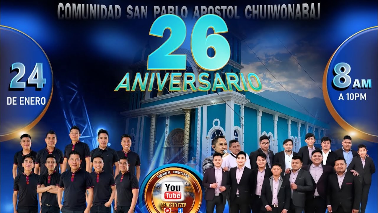 SEGUNDA PARTE - 26 ANIVERSARIO DE LA COMUNIDAD SAN PABLO APOSTOL CHUIWONABAJ, BOCA COSTA SOLOLÁ.SEG.