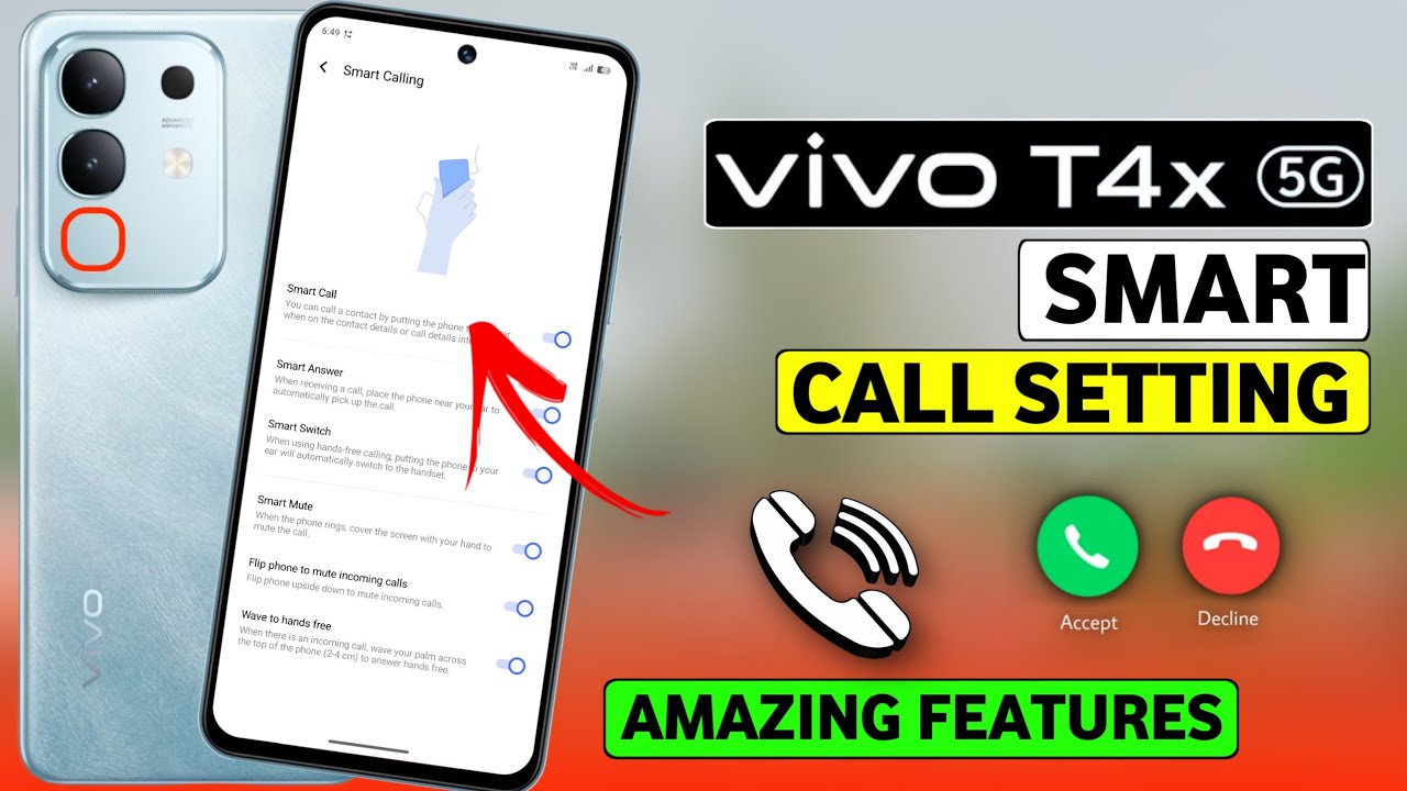 Vivo T4X 5G Smart Call Setting | How To Enable Smart Call Setting In Vivo T4X 5G | HM Technical