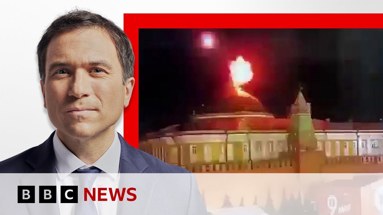 Russian videos appearing to show Kremlin drone attack &ndash; what do we know? - BBC News