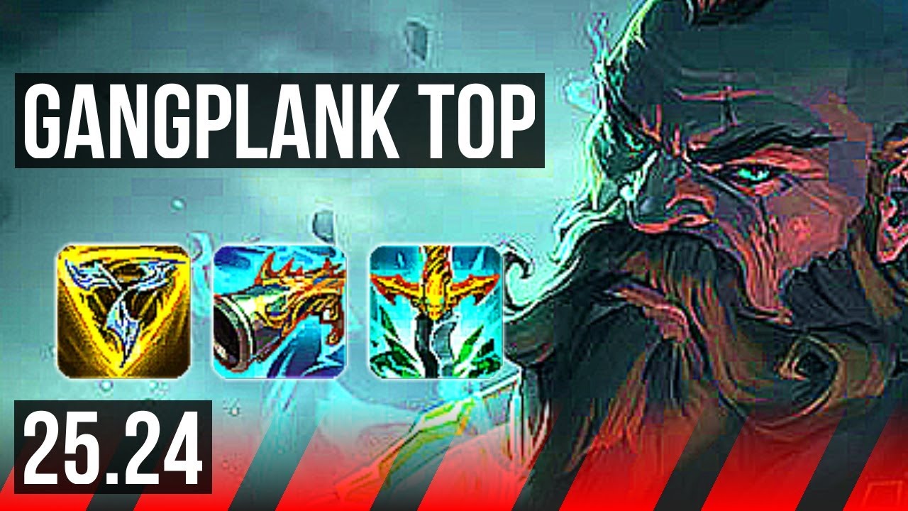 GANGPLANK vs DARIUS (TOP) | 12/2/6 | EUW Challenger | 25.24