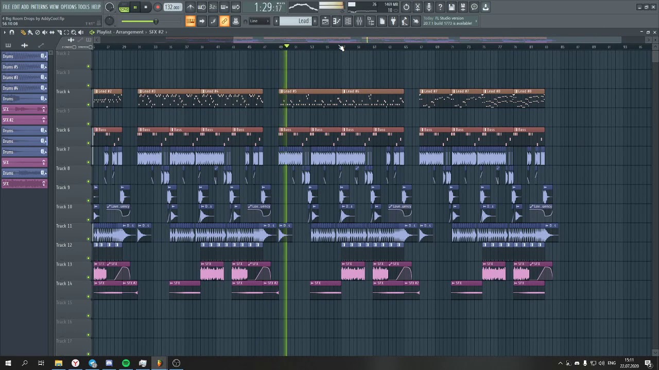 4 Free EDM BIG ROOM Drops FLP v4 (SaberZ, KSHMR, JETFIRE, TBR style)
