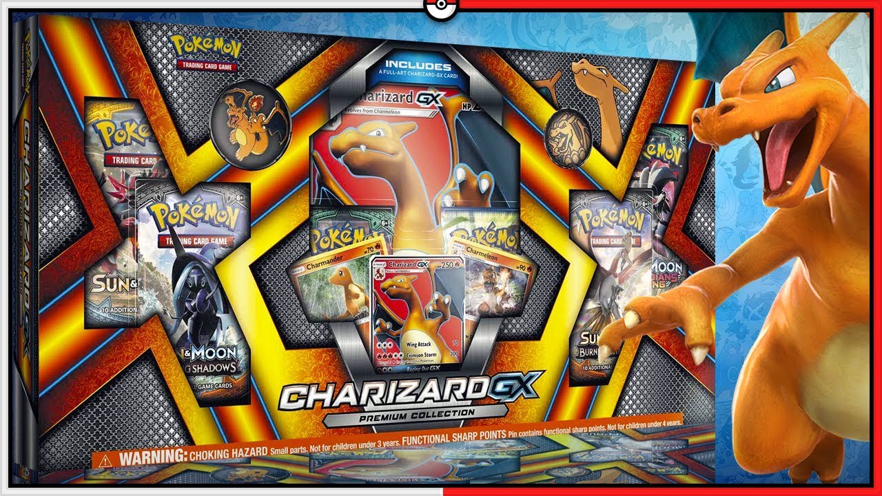 5º Pokémon TCG - Coleção Premium do Charizard GX Bolado