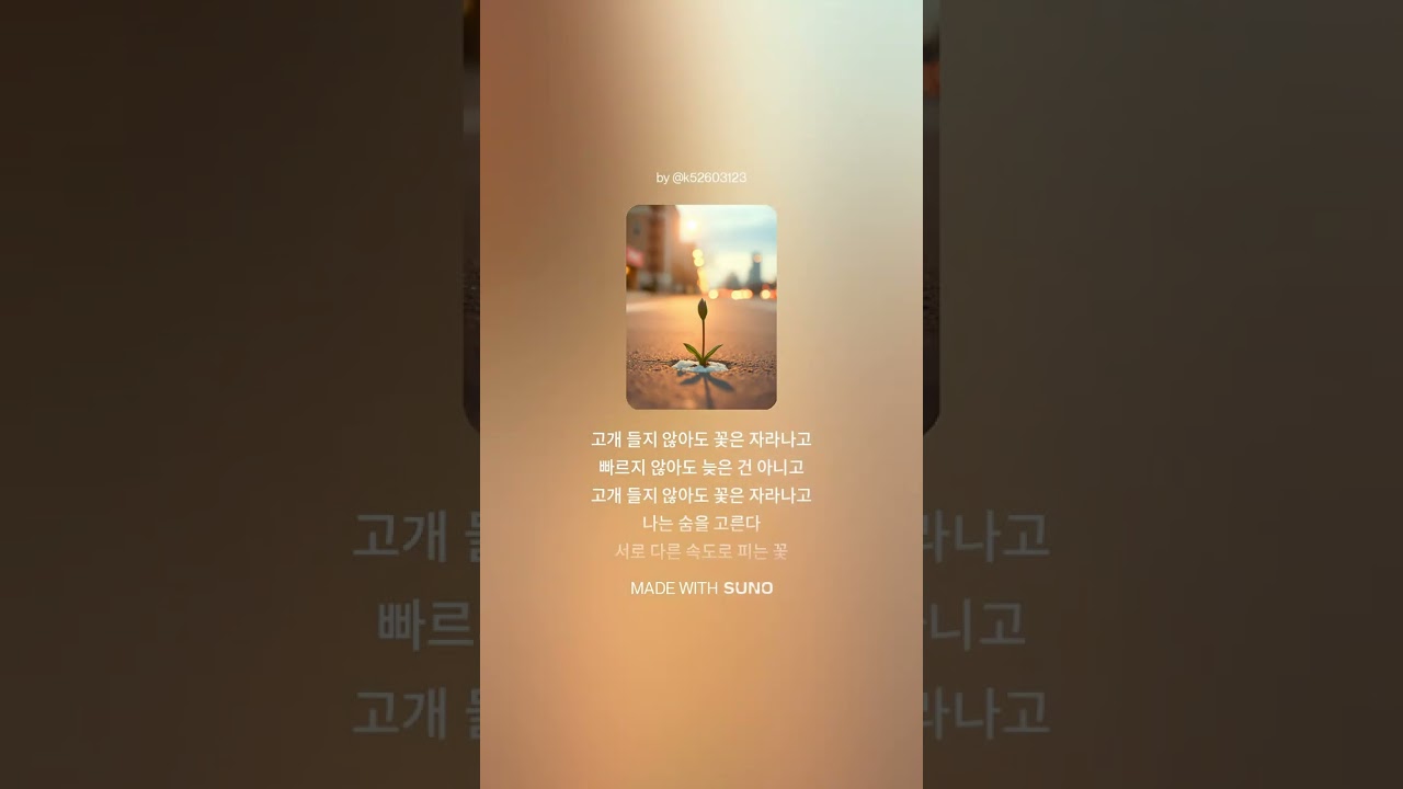 🎵 〈서로 다른 봄〉 — Spring [너라서러키야 OST] 🎵 감성 음악으로 번역된 하루