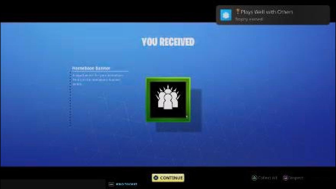 Fortnite - Plays Well With Others Trophy (1000 Plays Well With Others Missions Completed on PS5)