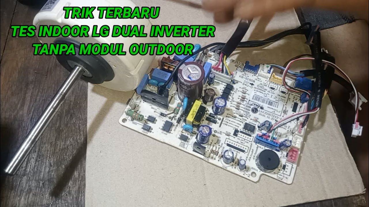 TRIK TERBARU TES INDOOR AC LG DUAL INVERTER TANPA OUTDOOR