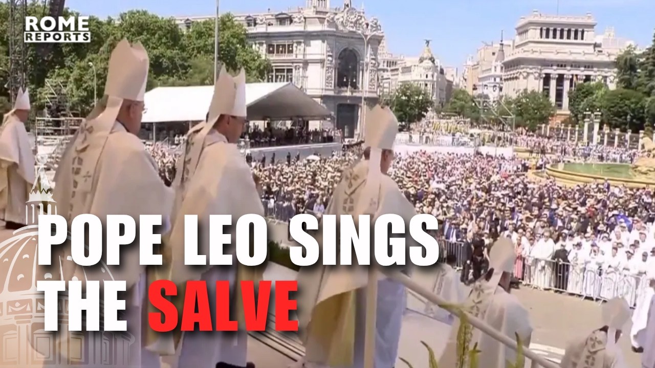 Madrid fills with the sound of Salve Regina as Pope Leo concludes Corpus Christi procession
