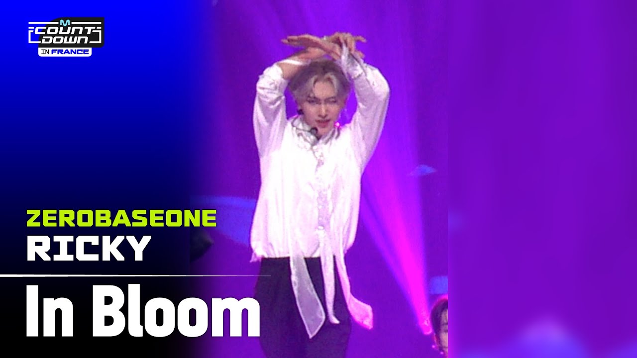 RICKY (리키) | ZEROBASEONE (제로베이스원) - In Bloom | SERO CAM 🎥 | MCOUNTDOWN IN FRANCE