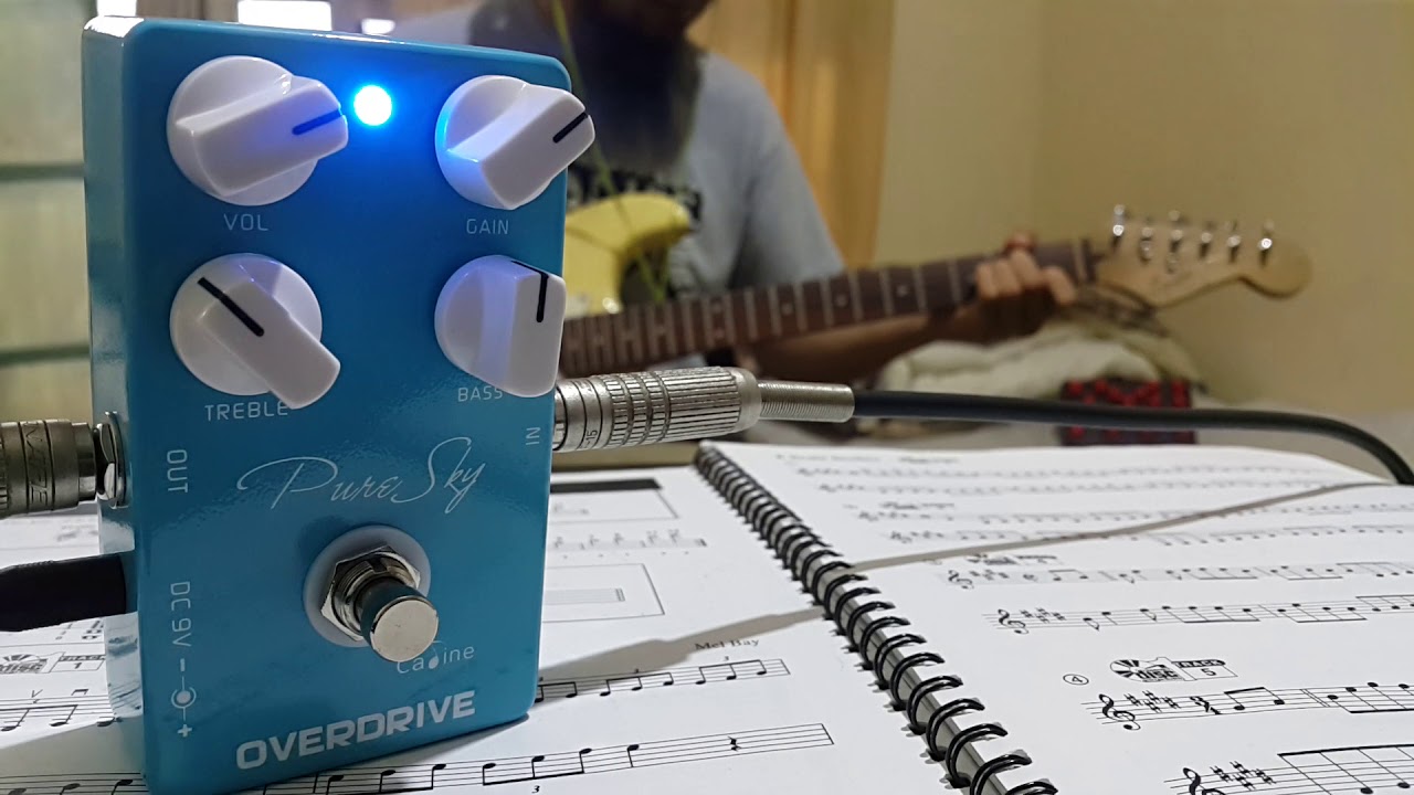 Caline PureSky Overdrive Testing on Ana's Song by Silver Chair