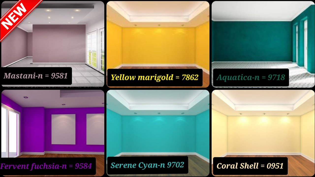 Beautiful bedroom colour combination for walls | Asian paints colour code and name |2025