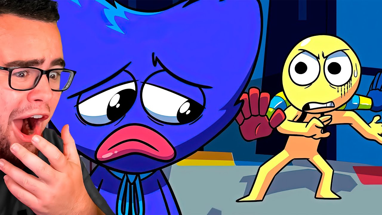 Reacting to HUGGY WUGGY IS SO SAD WITH PLAYER!