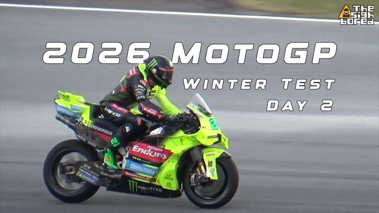 2026 MotoGP Winter Test | Rainy day at Sepang | Day 2 #motogp