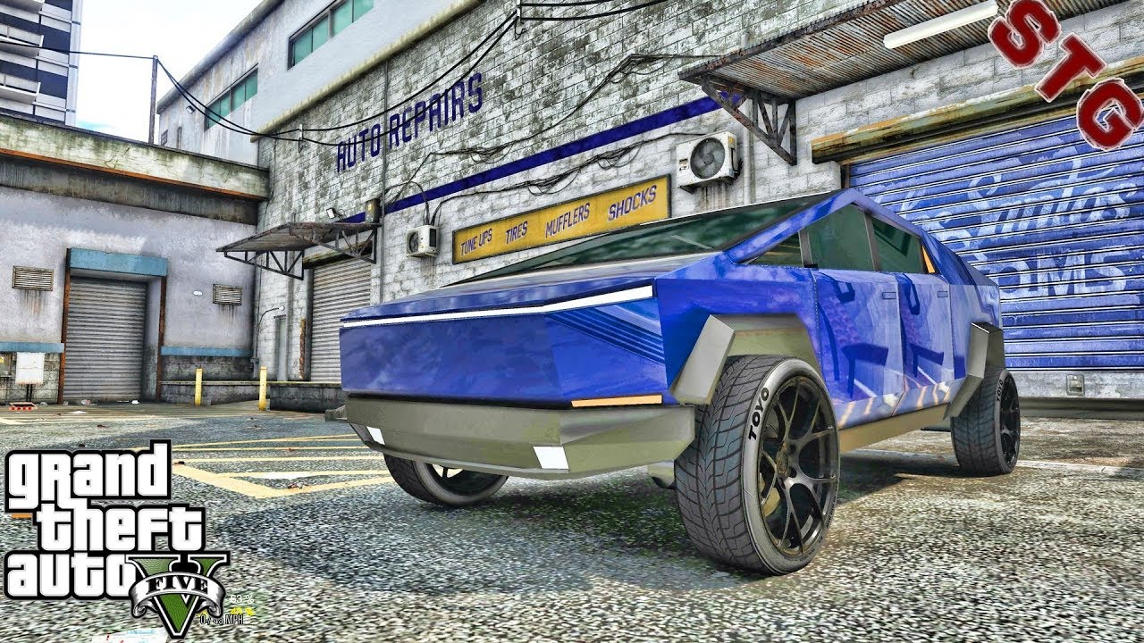GTA 5 REAL LIFE MOD #713 - LET'S GO TO WORK!!!(GTA 5 REAL LIFE MODS) TESLA CYBERTRUCK