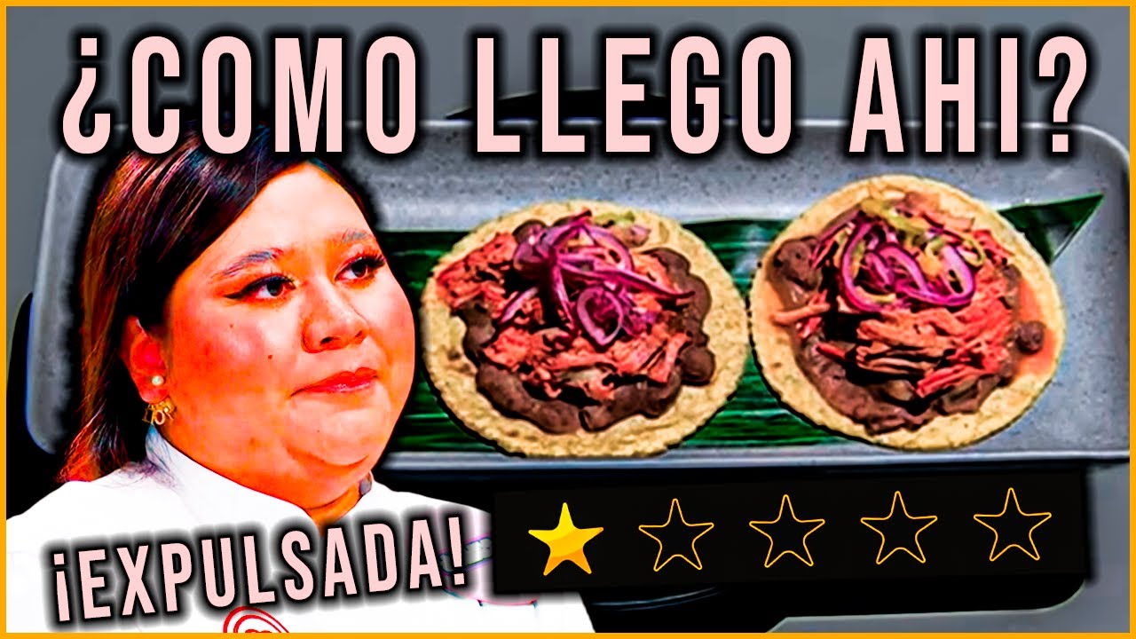 La CELEBRIDAD HERLY dio VERGUENZA y SALIO ELIMINADA de Masterchef Celebrity por MALISIMA