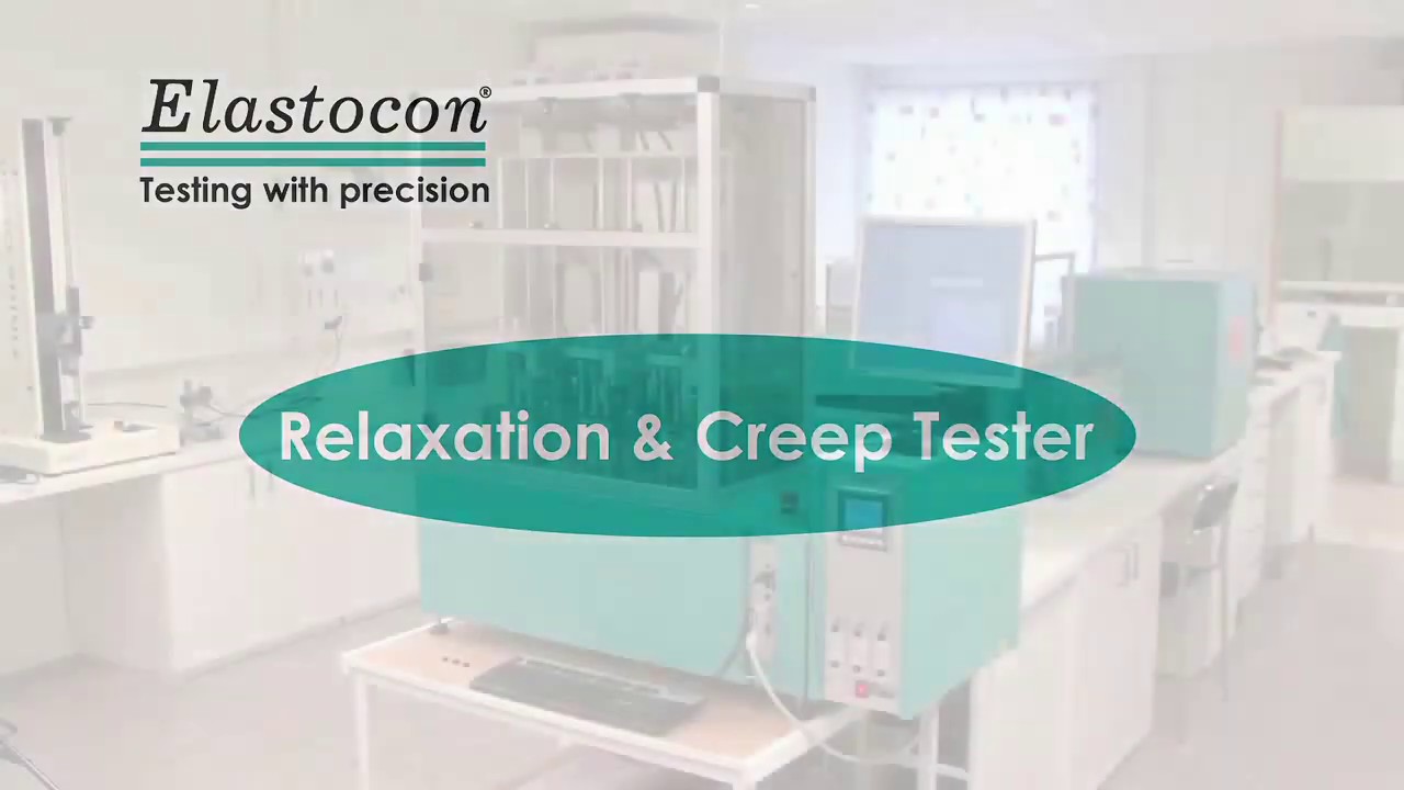 Automatic Relaxation and Creep Tester, EB 18-II-3, for rubber testing