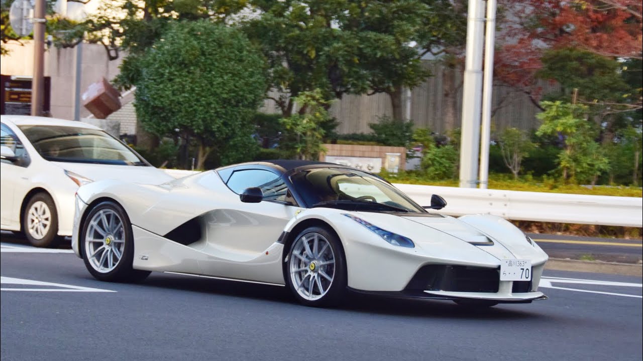 ラフェラーリアペルタ他、スーパーカー目撃 加速サウンド／Supercars sound in Tokyo. LaF Aperta, SV, SuperAmerica, GT3RS more
